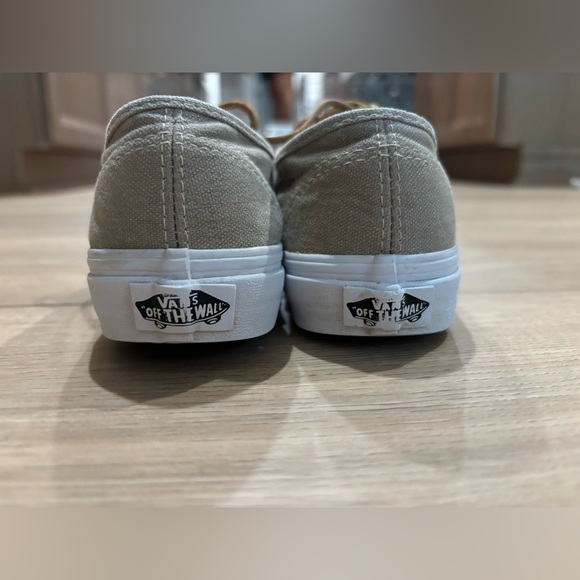 Linen Vans with Leather Laces - Picture 6 of 7